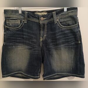 BKE Paxton Women's Dark Blue Denim Shorts with Sz 33